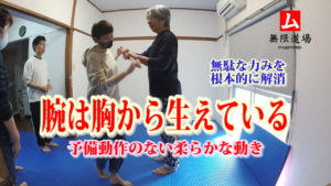 無限道場 mugendojo 腕は胸から生えてる 無駄な力みを根本的に解消 【氣 合氣】